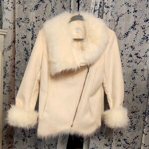 Gorgeous  cream moto jacket